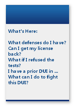 Fight a DUI in Pennsylvania